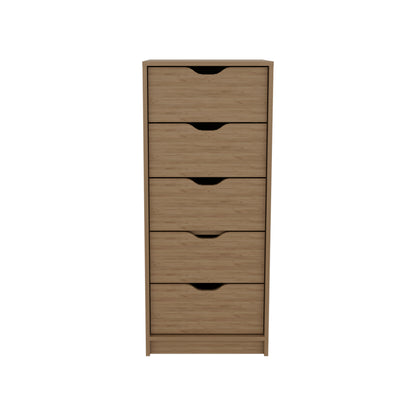 Basilea Tall Dresser with Five Row Drawers