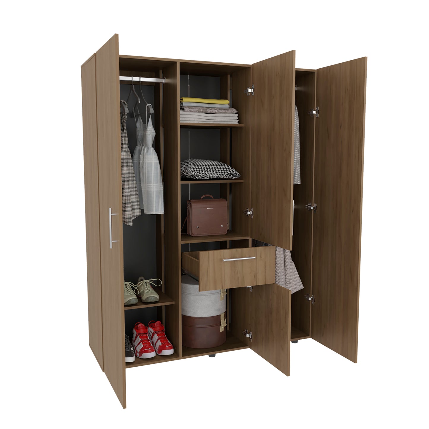 Bariloche Four- Door Armoire for Bedroom