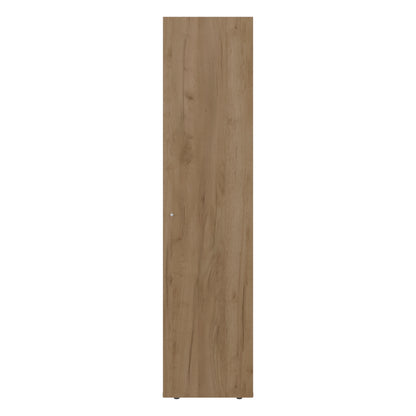 Home Linen Freestanding Tall Cabinet with Single Door and 4 Horizontal Storage Shelves, Cabinet for Bathroom, Bedroom or Laundry Room
