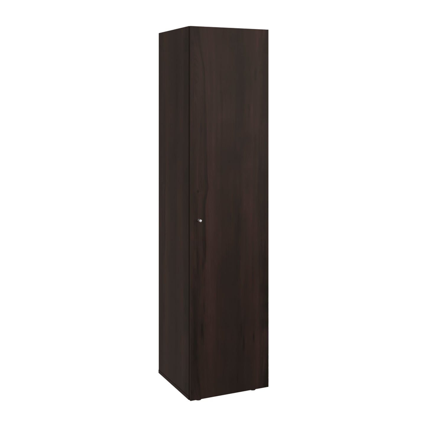 Home Linen Freestanding Tall Cabinet with Single Door and 4 Horizontal Storage Shelves, Cabinet for Bathroom, Bedroom or Laundry Room