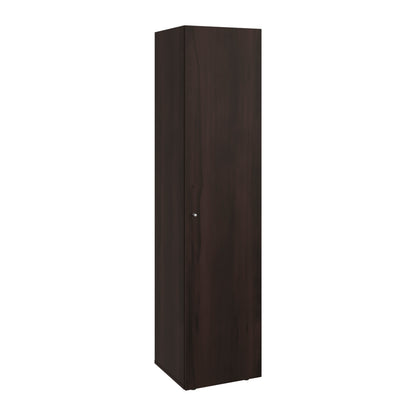 Home Linen Freestanding Tall Cabinet with Single Door and 4 Horizontal Storage Shelves, Cabinet for Bathroom, Bedroom or Laundry Room