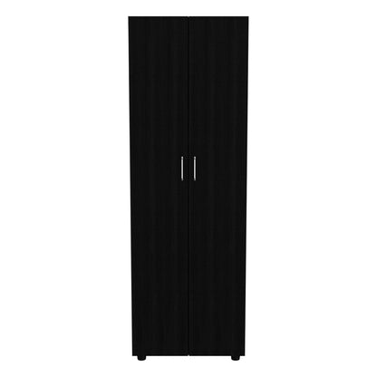 Aurora Armoire with two superior Shelves, Wardrobe for Bedroom