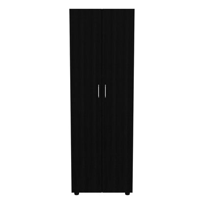 Aurora Armoire with two superior Shelves, Wardrobe for Bedroom
