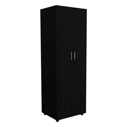 Aurora Armoire with two superior Shelves, Wardrobe for Bedroom