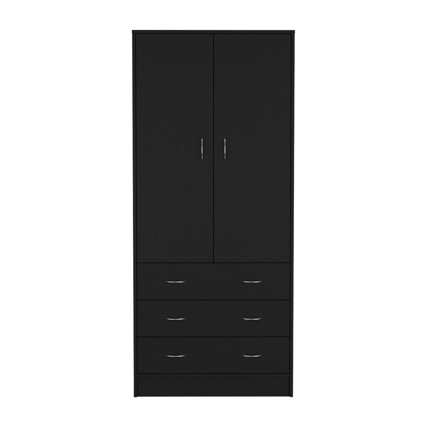 Taly Double Door Armoire Black