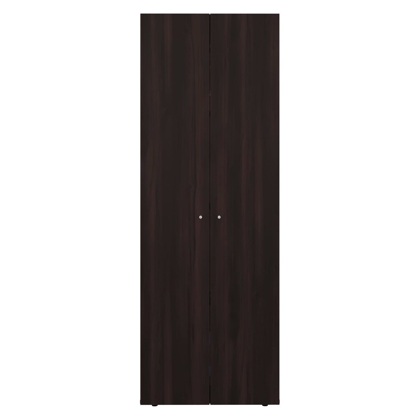 Home 2 Door Closet System, Four Fixed Shelves, Compact Wardrobe for Bedroom Organization, Laundry Room Organization, Utility Room Organization, Freestanding Storage Furniture