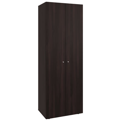 Home 2 Door Closet System, Four Fixed Shelves, Compact Wardrobe for Bedroom Organization, Laundry Room Organization, Utility Room Organization, Freestanding Storage Furniture