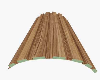 Flexible MDF Wall Panel - Textured Surface for Noise Reduction, Premium Finish, 0.22" Depth, 7.83" Width, 106.3'' Height, Easy Installation