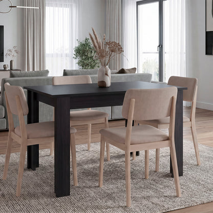 Portofino Rectangular Dining Table, Freestanding Dining Room Unit Option, Fits up to 4 Chairs