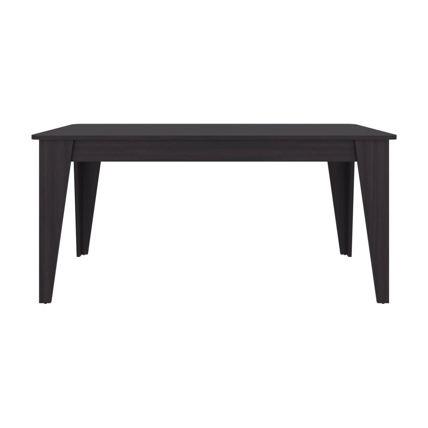 Torino Rectangular Dining Table, Four People Wooden Kitchen Table with Sturdy Legs