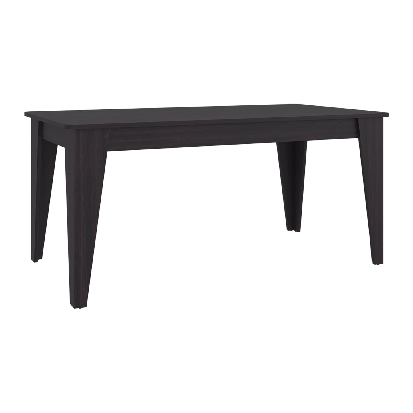 Torino Rectangular Dining Table, Four People Wooden Kitchen Table with Sturdy Legs