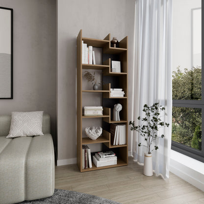 Bookcase Clover with Eleven Shelves