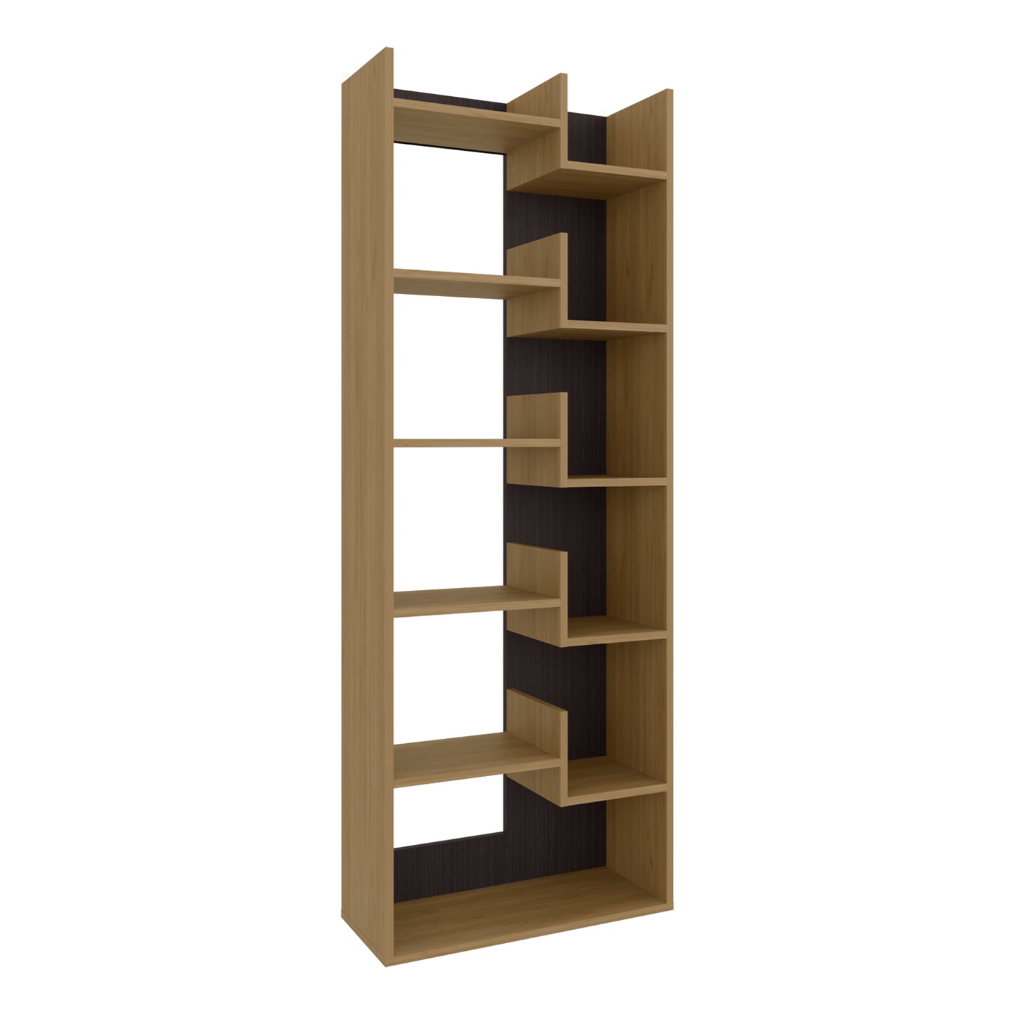 Bookcase Clover with Eleven Shelves