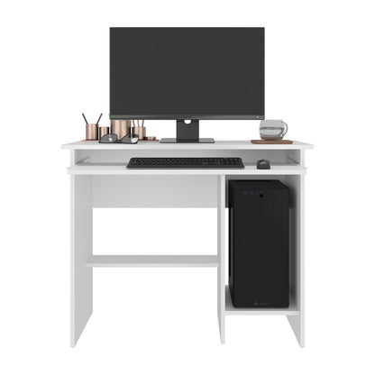 Hartland Desk for Home Office and Study Use, Rectangular Work Desk with Spacious Top, Minimalist Design for Writing, Computer Work and Daily Tasks, Compact and Versatile Workspace Solution