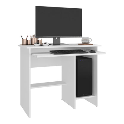 Hartland Desk for Home Office and Study Use, Rectangular Work Desk with Spacious Top, Minimalist Design for Writing, Computer Work and Daily Tasks, Compact and Versatile Workspace Solution