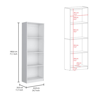 Home Bookcase with 4 open shelves