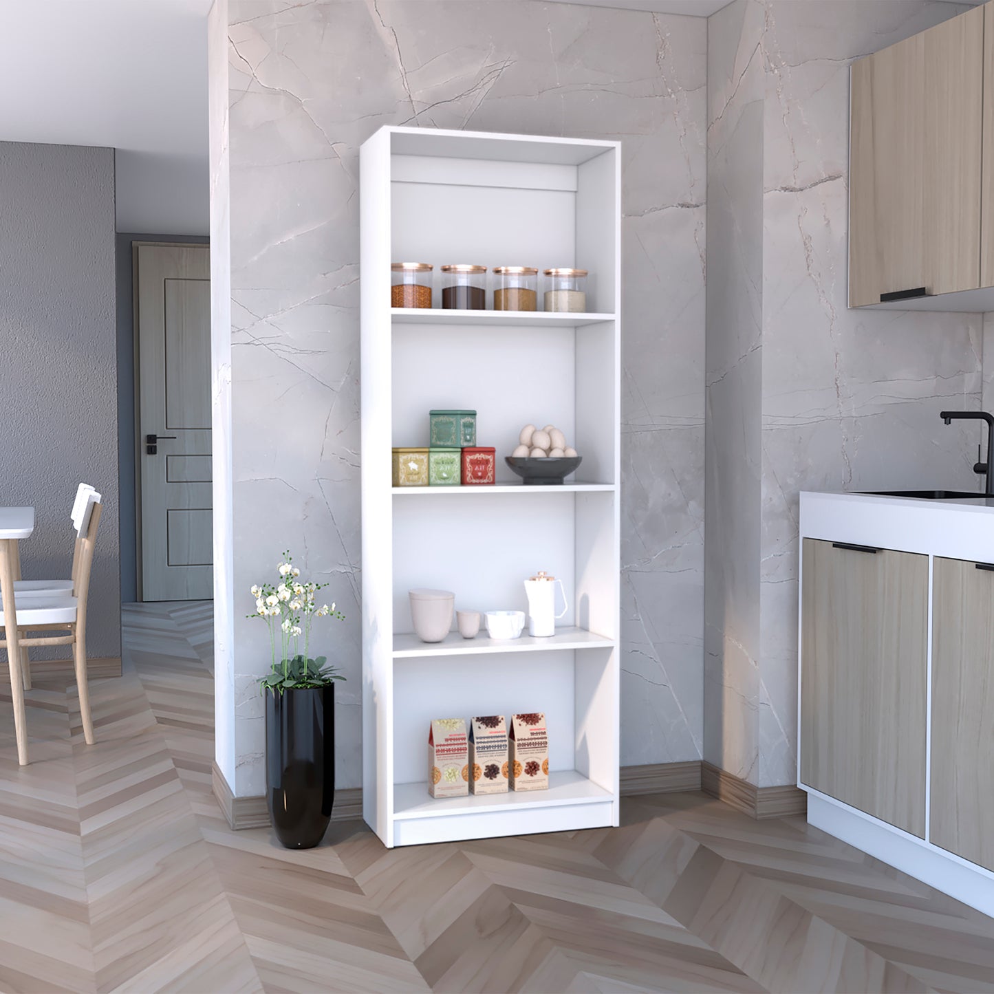 Home Bookcase with 4 open shelves