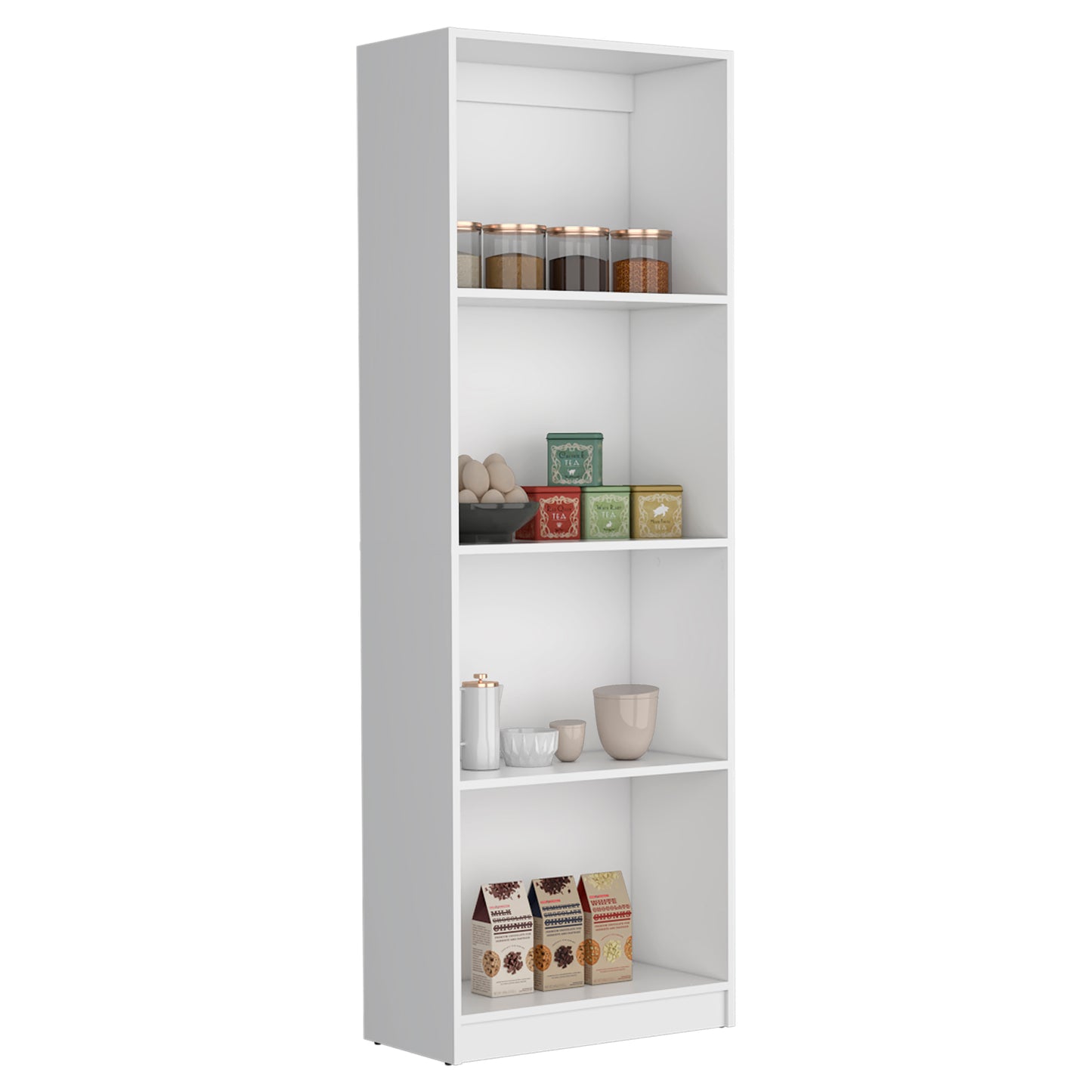 Home Bookcase with 4 open shelves