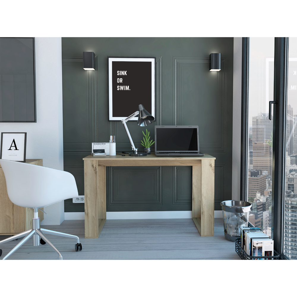 Oviedo Writing Desk Classic Home Office Solution for Remote Learning and Work Functionality Featuring Spacious Tabletop and Durable Design Engineered for Modern Task Management