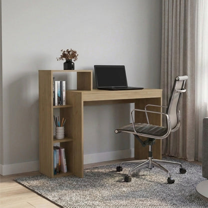 Britt 43" Wide Writting Desk, Dark Walnut
