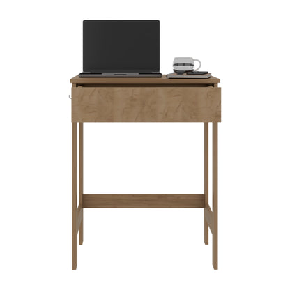 Hills Computer Desk With 2 Side Shelves And Spacious Worksurface