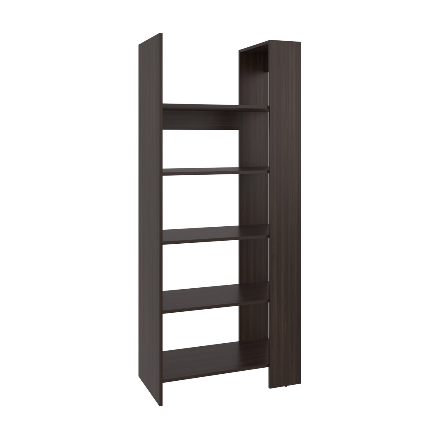 Woodstock Bookcase, Modern Vertical Design, Freestanding Storage Unit