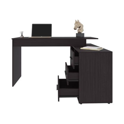 Upton L-Shape Home Office Desk, Studio, Bedroom, Library, Study Table, Work