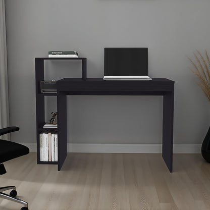 Britt 43" Wide Writting Desk, Dark Walnut