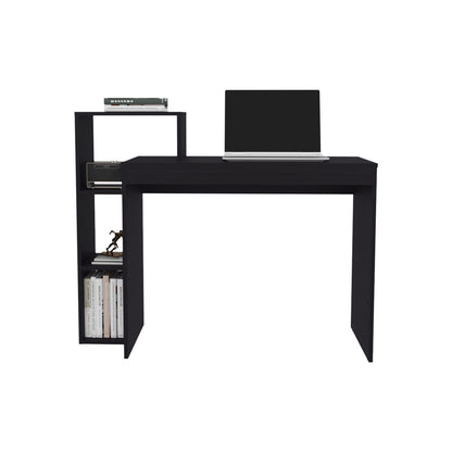 Britt 43" Wide Writting Desk, Dark Walnut