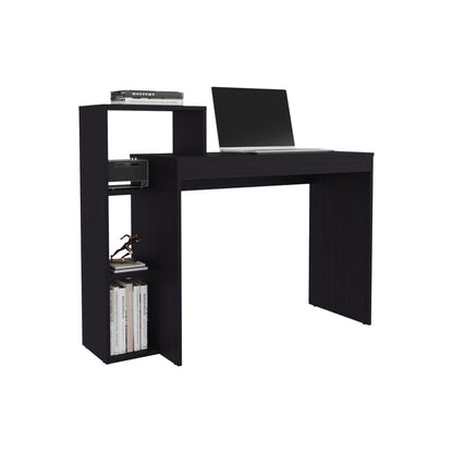 Britt 43" Wide Writting Desk, Dark Walnut