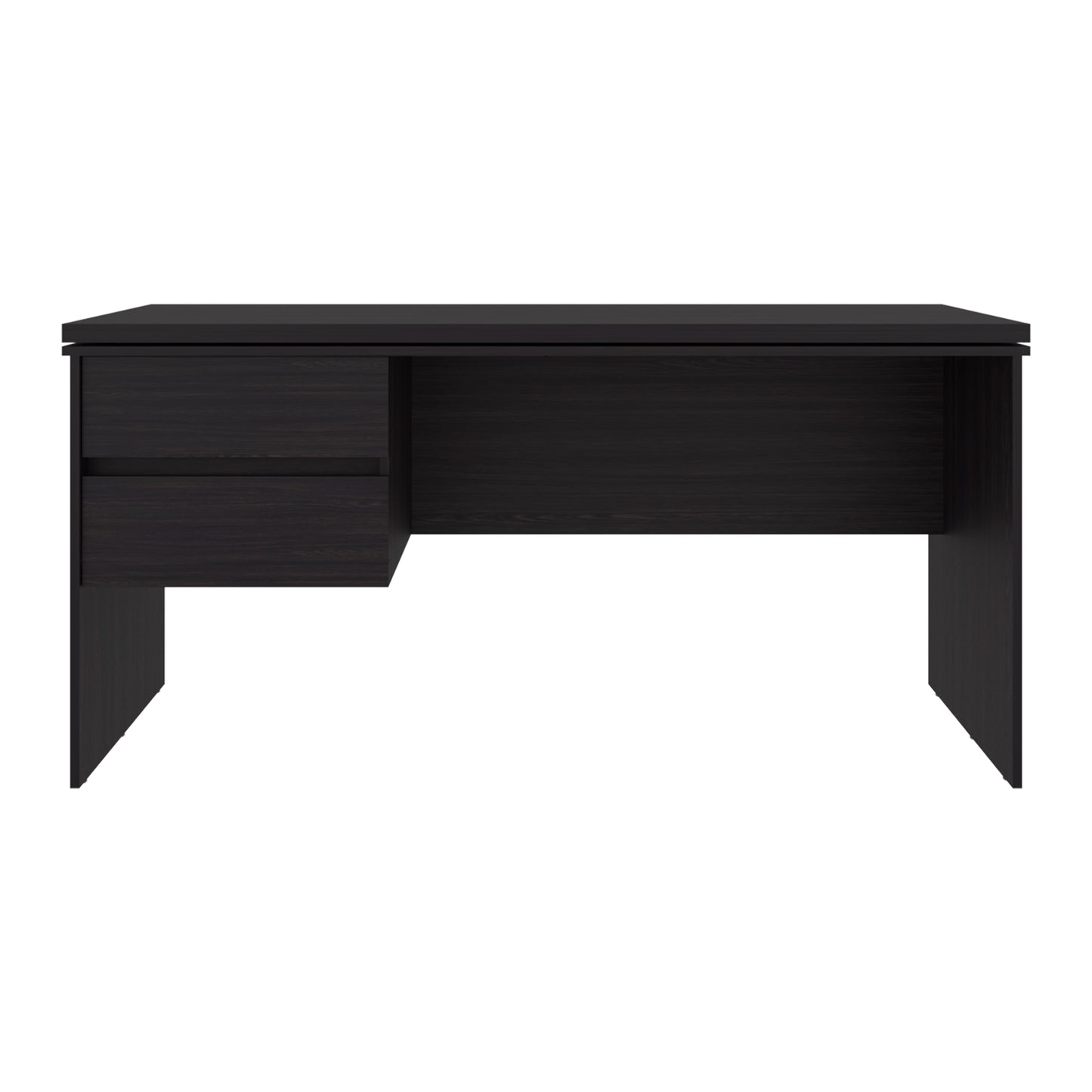 Toronto Modern Computer Desk with Storage Shelves, Spacious Workstation, Writing Table for Home Office, Study, Bedroom or Remote Work