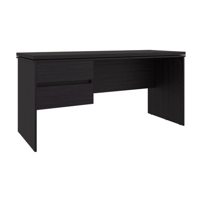 Toronto Modern Computer Desk with Storage Shelves, Spacious Workstation, Writing Table for Home Office, Study, Bedroom or Remote Work