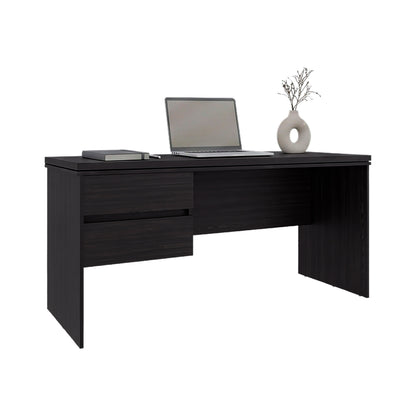 Toronto Modern Computer Desk with Storage Shelves, Spacious Workstation, Writing Table for Home Office, Study, Bedroom or Remote Work