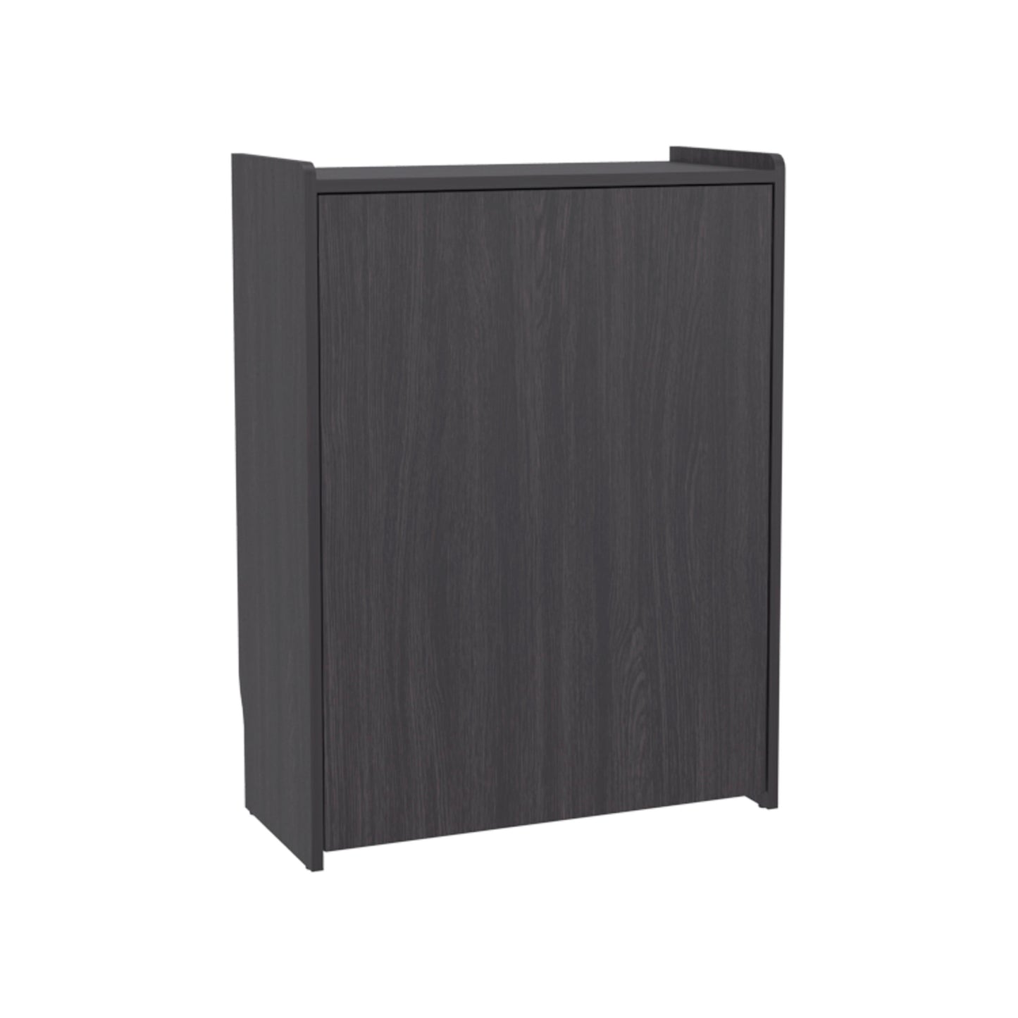 TUHOME Leslie Retractable Desk with Built-in Storage Shelves, Space Saving Computer Writing Table