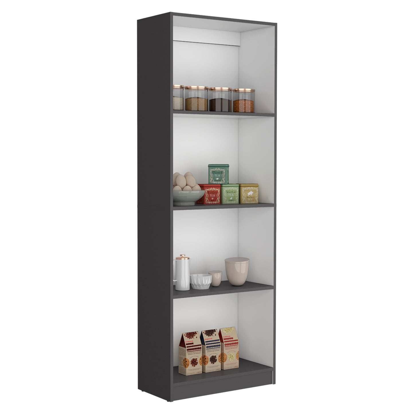 Home Bookcase with 4 open shelves