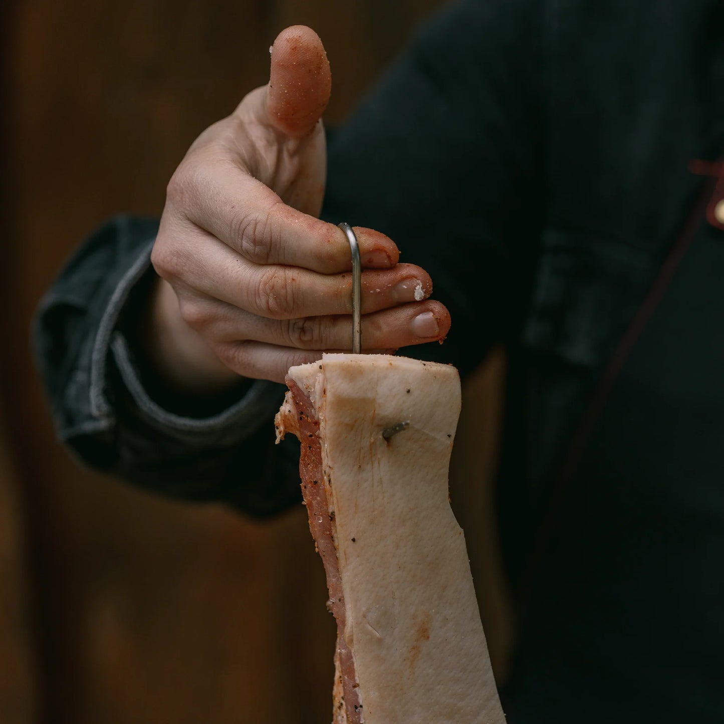 INGRILL Stainless Steel Meat Hooks – Set of 6, Heavy-Duty 304 Stainless Steel Hanging Hooks for Barrel & Drum Smokers