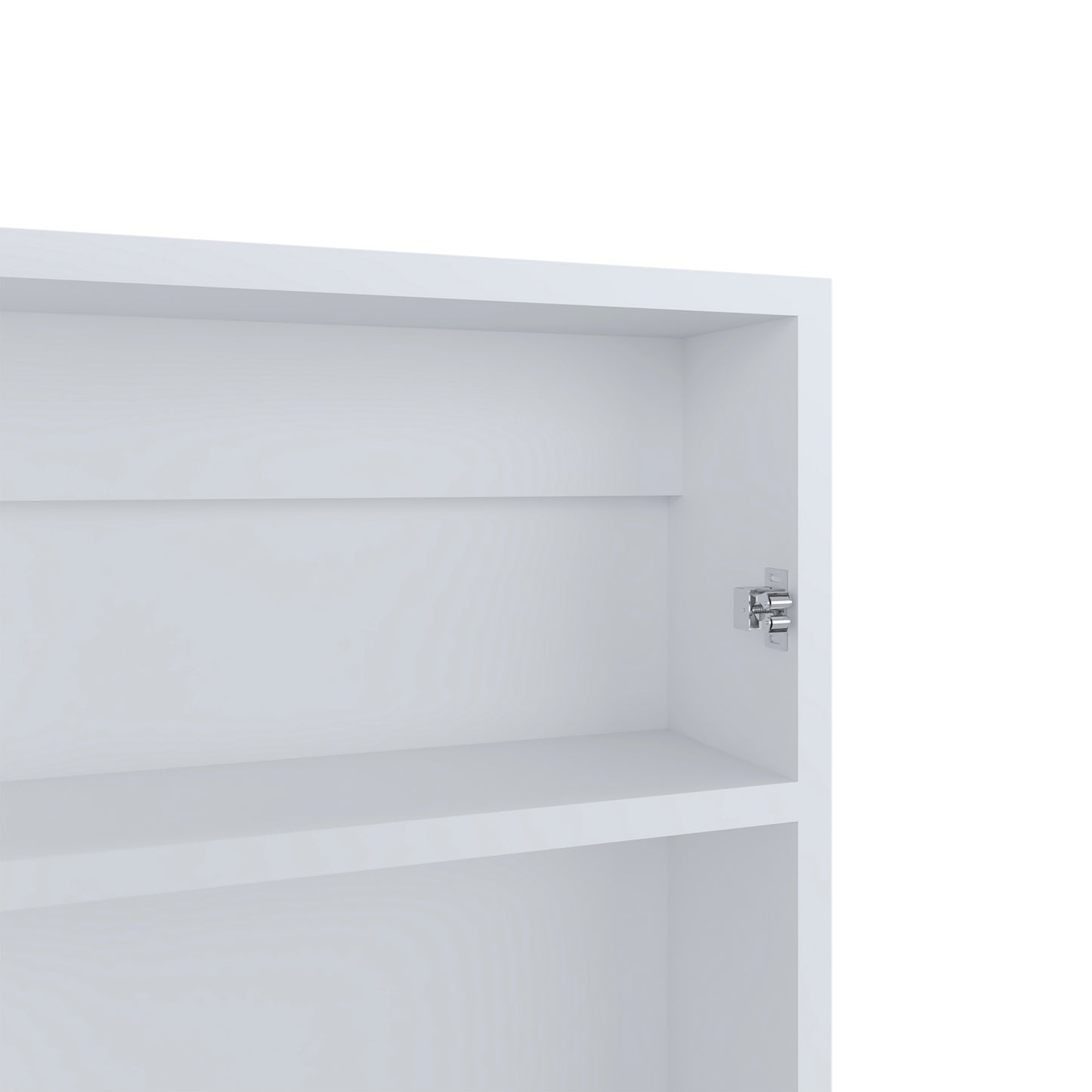 Juno 25.7" H x 15.7" W Narrow  Mirror Medicine Cabinet, One door with Three interior Shelves for Bathroom, Kitchen