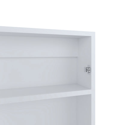 Juno 25.7" H x 15.7" W Narrow  Mirror Medicine Cabinet, One door with Three interior Shelves for Bathroom, Kitchen