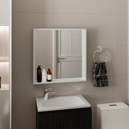 Dakota Medicine Cabinet with Mirror and Storage, Wall-Mounted Mordern Bathroom Organizer