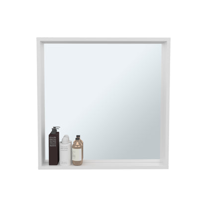 Dakota Medicine Cabinet with Mirror and Storage, Wall-Mounted Mordern Bathroom Organizer
