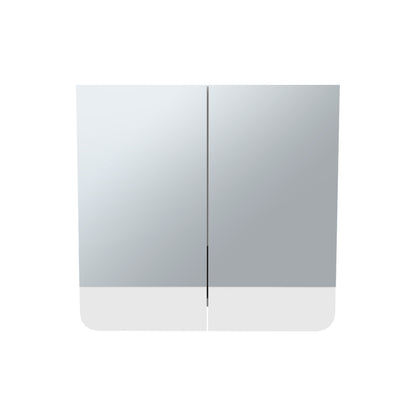 Luv Mirror Medicine Cabinet with Interior Shelves, Modern Bathroom Storage Solution And Organizer