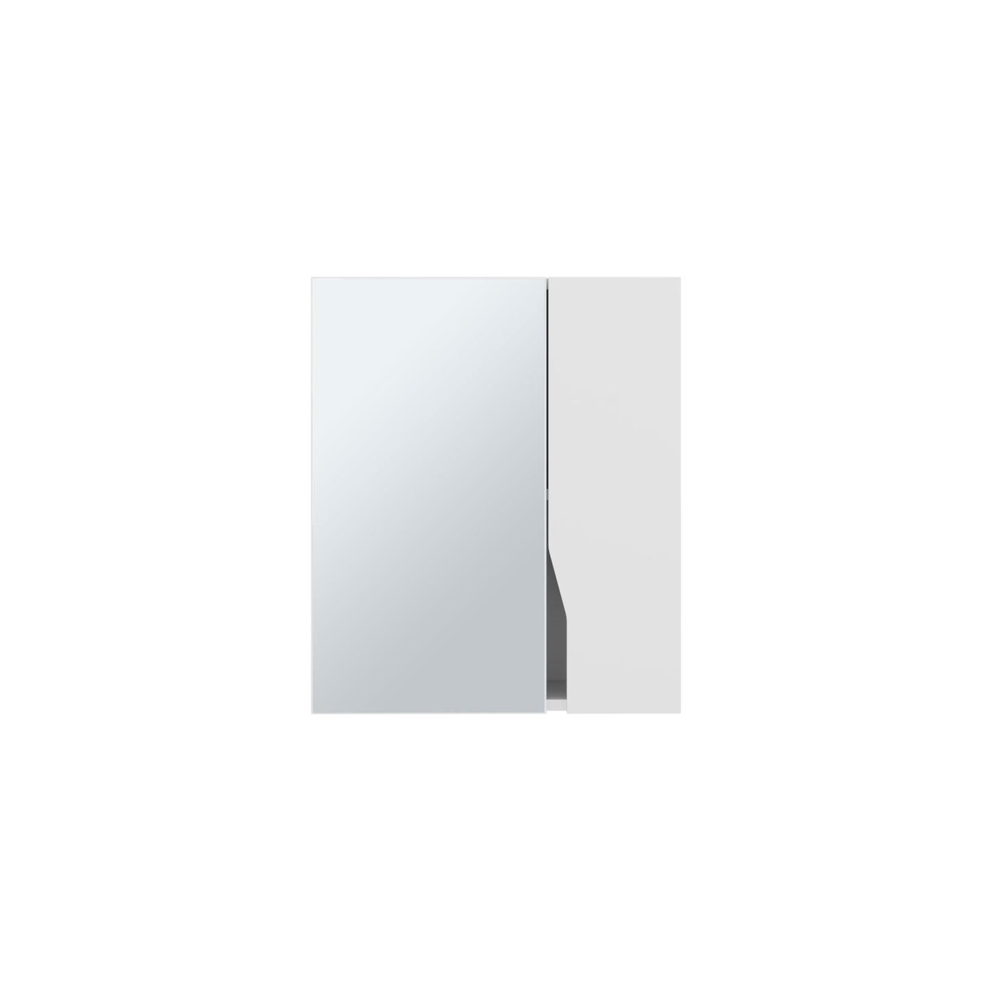 Tiuna Wall-Mounted Mirror Medicine Cabinet with 5 Interior Shelves, Double Doors, Built-In Organizer, Modern Space-Saving Design for Toiletries & Essentials