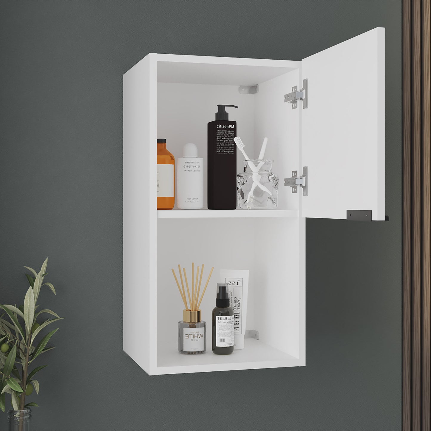 Kaser Medicine Cabinet with Mirror and Shelves, With Vertical Or Horizontal Position Option, Modern Bathroom Storage Solution