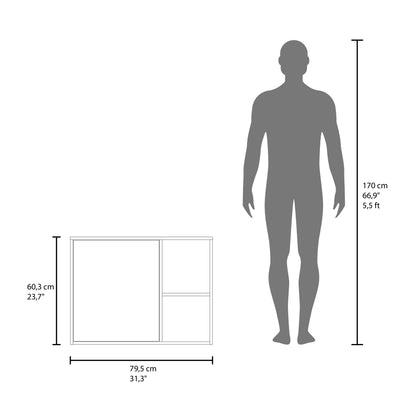 Lagoa Mirror and One Door Medicine Cabinet, Wall-Mounted Bathroom Storage Cabinet with Reflective Mirror for Bathroom or Bedroom