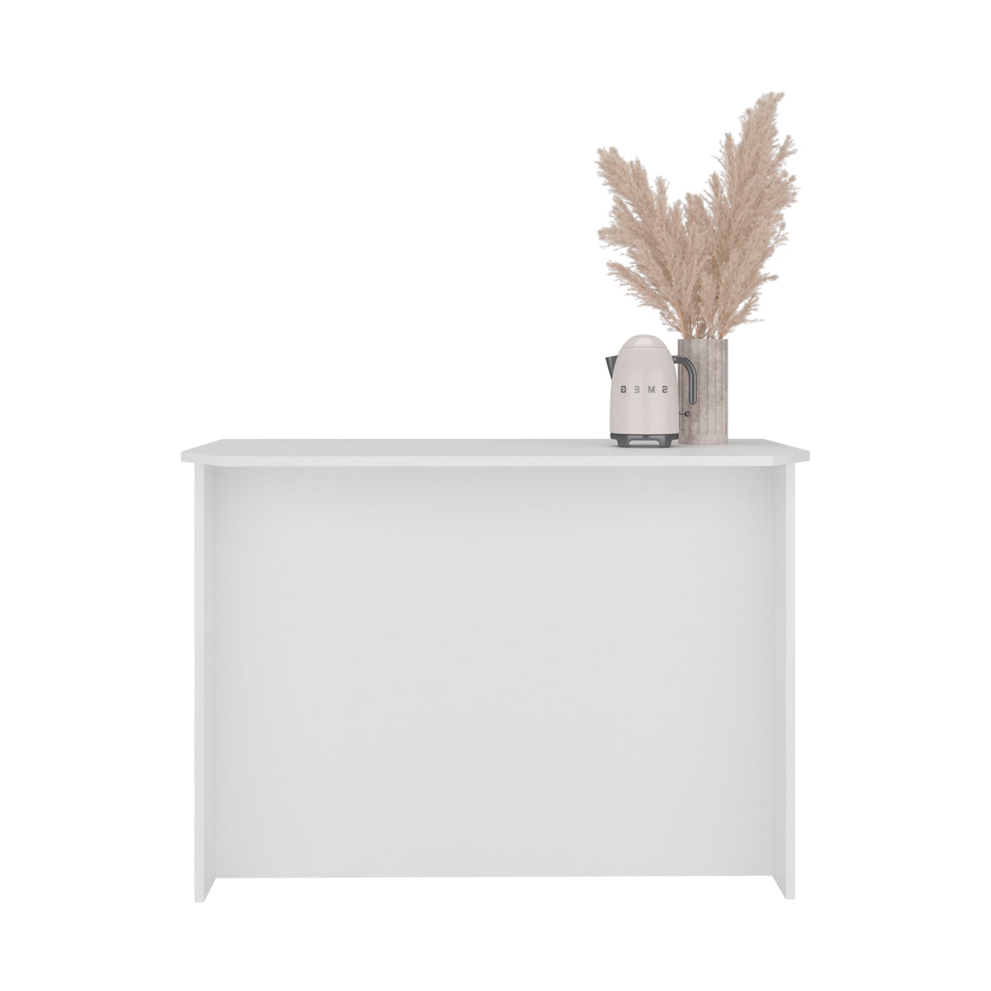Fendi Kitchen Island with Spacious Countertop, Open Lower Shelves, Storage Cabinet and Versatile Multi-Use Design for Meal Preparation, Coffee Station Organization, Modern Home Convenience