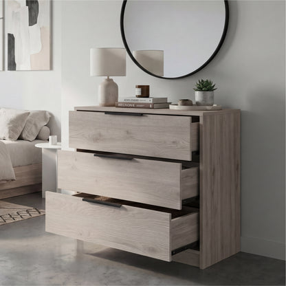 space saving dresser HOMCOM 5-Drawer Fabric Tower, 4-Tier Storage Organizer with Steel Frame for Hallway, Bedroom, and Closet, Maple Wood this stackable dresser brings flexibility and function to any room in your home TUHOME Kaia 3 Drawers Dresser,