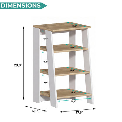 Tuhome St. Lucia Linen Cabinet with Single Door, Two Interior Shelves, Two Open Shelves, Tall Slim Storage Organizer for Towels, Toiletries, and Home Essentials, Modern Space-Saving Cabinet