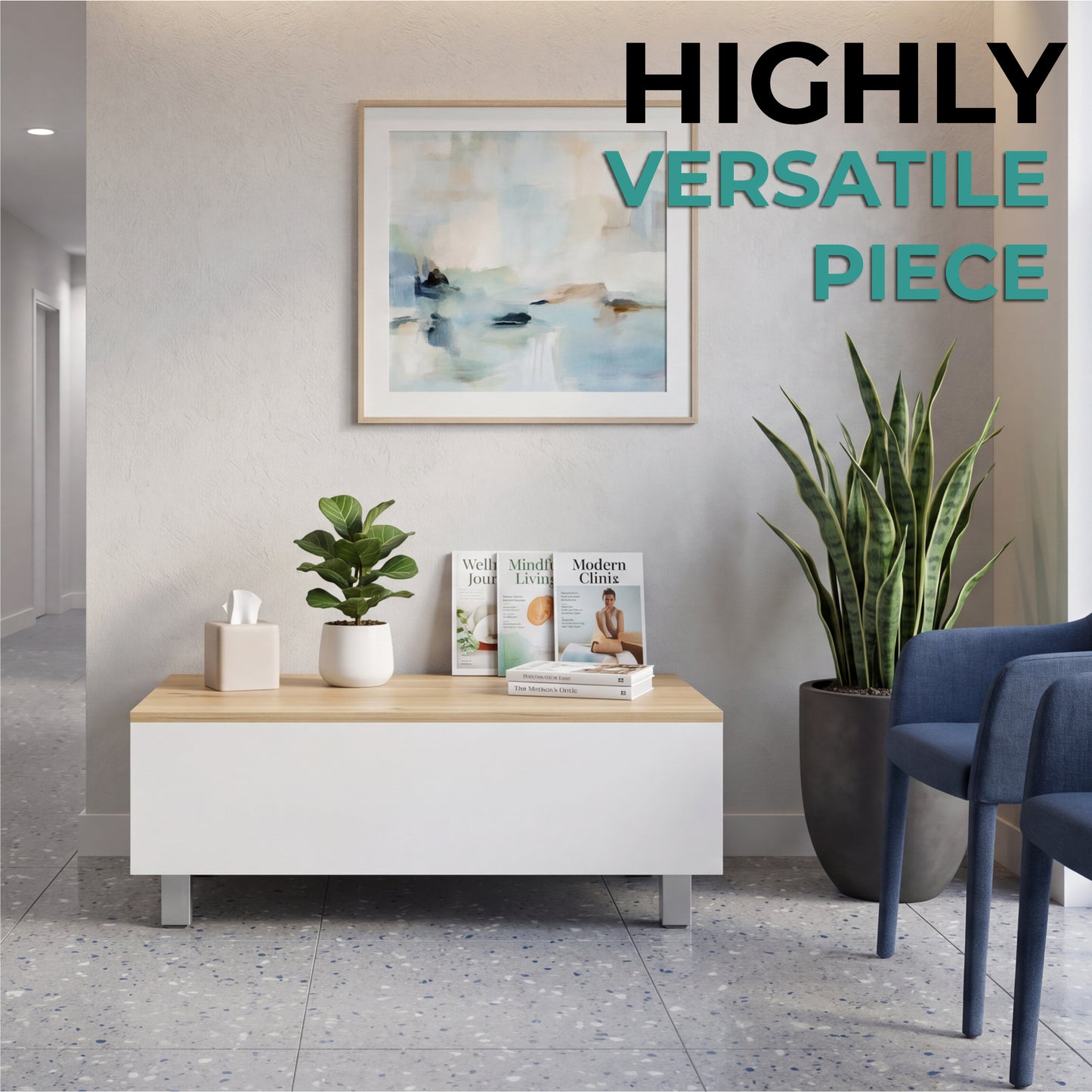 Tuhome Gambia Modern Lift-Top Coffee Table with Hidden Storage, Multi-Function Center Table, Ideal for Living Room, Stylish and Functional Design