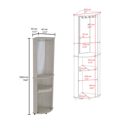 Chicago Corner Bar Cabinet