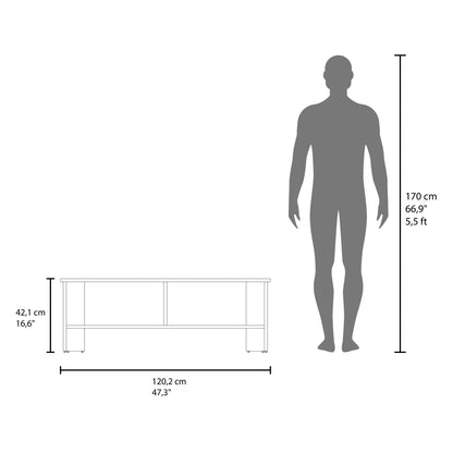 Tv Stand Navia, With Two Shelves